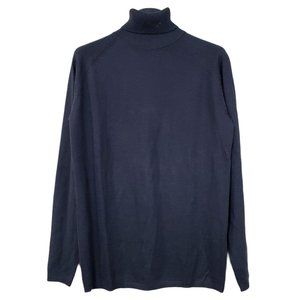 Vtg Delta Airlines Stewardess Black Turtleneck M